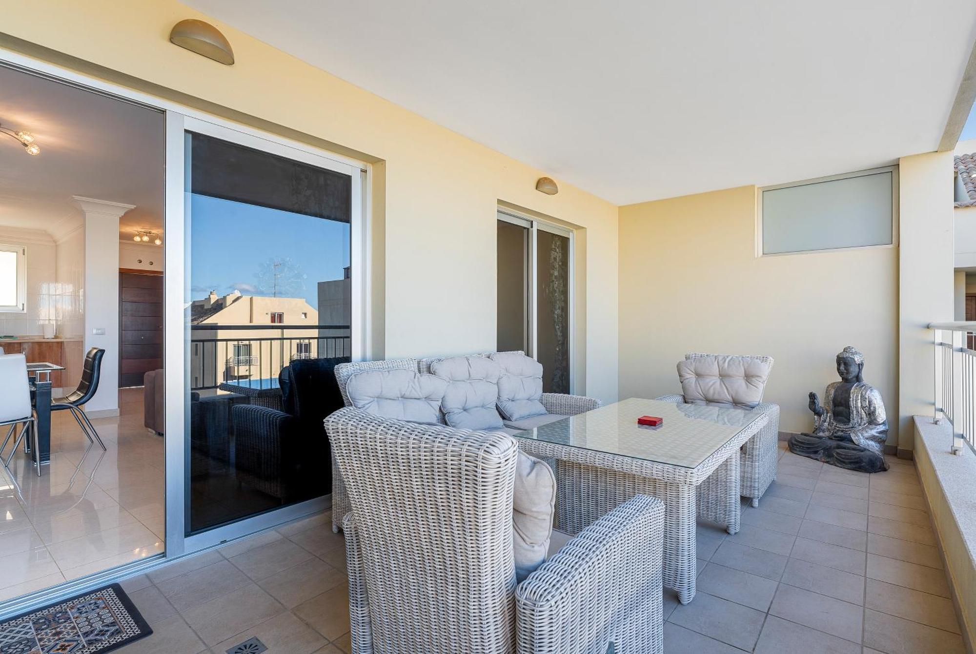 Ferienwohnung Palm Mar Penthouse Duplex Exterior foto