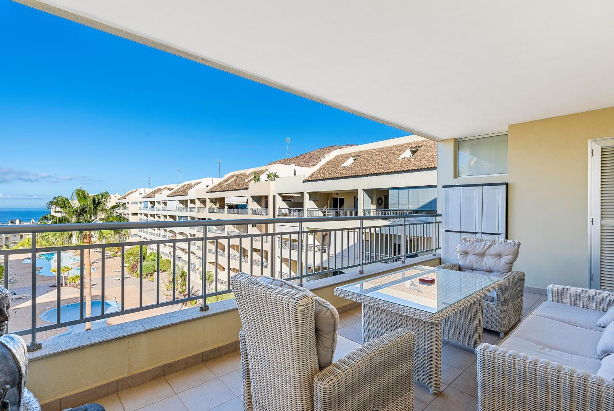 Ferienwohnung Palm Mar Penthouse Duplex Exterior foto