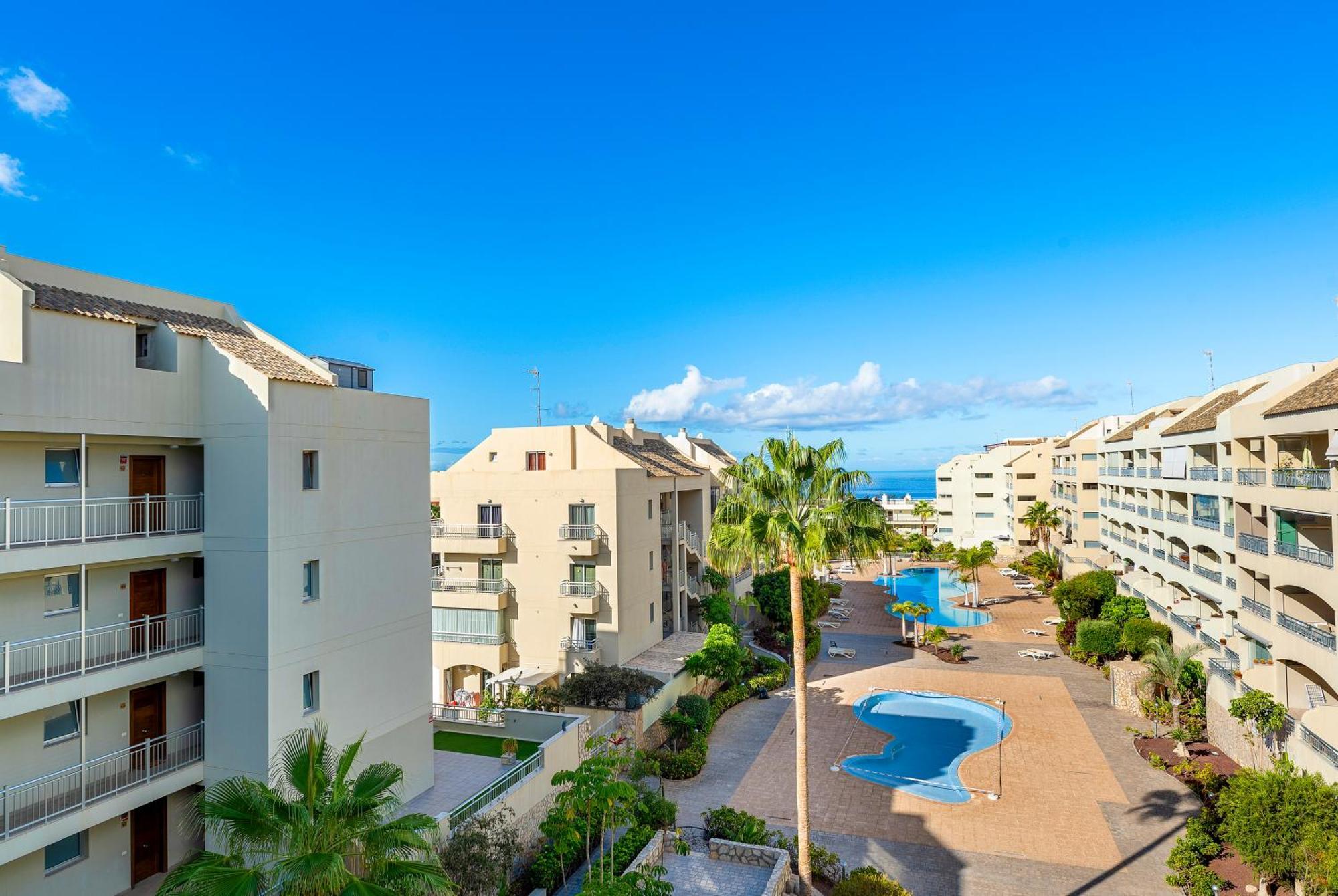 Ferienwohnung Palm Mar Penthouse Duplex Exterior foto
